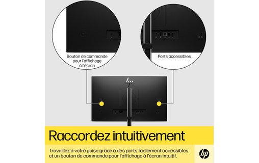 Écran 23,8" HP E24q G5 - HDMI/DisplayPort