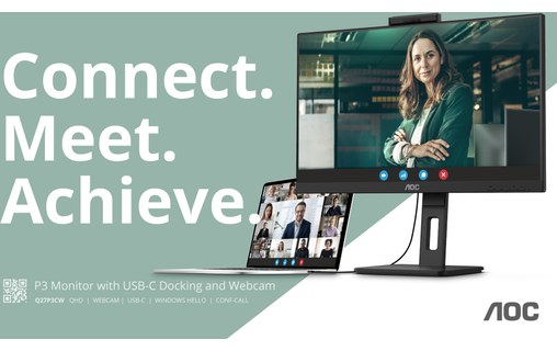 Écran Gaming 27" AOC Q27P3CW - HDMI/DisplayPort