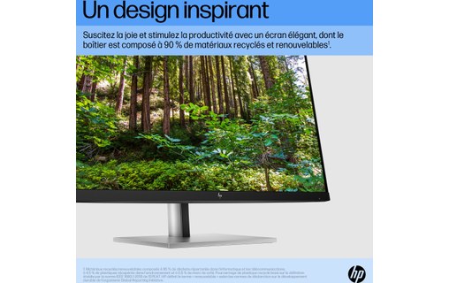 Écran 27" HP E27 G5 - HDMI/DisplayPort - 6N4E2AA#ABB