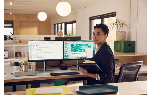 Écran 23,8" HP E24q G5 - HDMI/DisplayPort