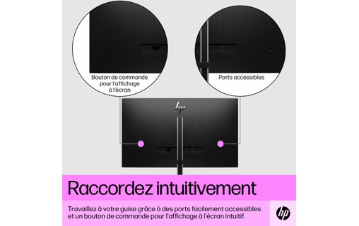 Écran 27" HP E27q G5 - HDMI/DisplayPort