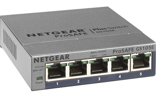 StarTech.com Switch Ethernet 2.5G - Commutateur RJ45 2,5GBASE-T Non géré -  Switch 5 ports Rétrocompatible avec les périphériques 10/100/1000Mbps - Répartiteur  Ethernet - Switch Wifi/Réseau (DS52000) - Commutateur - non géré 