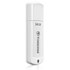 Clé USB Transcend JetFlash 370 64 Go - Blanc - USB 2.0