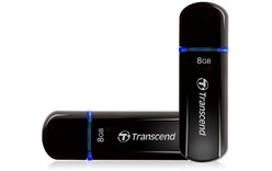 Clé USB Transcend JetFlash 600 8 Go - Noir - USB 2.0