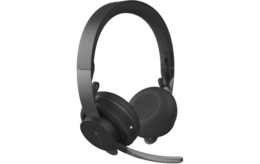 Micro-casque sans fil Logitech Zone Plus, Graphite - Bluetooth