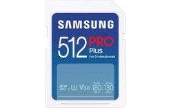 Carte SDXC Samsung PRO Plus 512 Go, UHS-I, V30