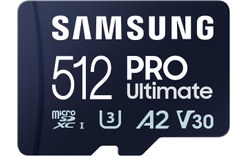 Carte microSDXC Samsung PRO Ultimate 512 Go avec adaptateur USB, UHS-I, V30