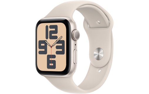 Apple Watch SE OLED 44 mm Numérique 368 x 448 pixels Écran tactile Beige Wifi GP