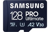 Carte microSDXC Samsung PRO Ultimate 128 Go avec adaptateur USB, UHS-I, V30