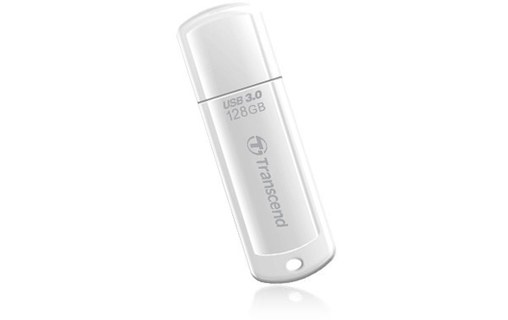 Clé USB Transcend JetFlash 730 128 Go - Blanc - USB 3.2