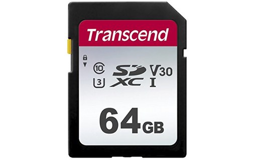 Carte SDXC Transcend SDC300S 64 Go, NAND, V30