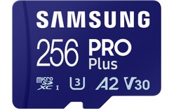 Carte microSD Samsung PRO Plus (2024) 256 Go avec adaptateur SD, UHS-I, V30