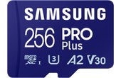 Carte microSD Samsung PRO Plus (2024) 256 Go avec adaptateur SD, UHS-I, V30