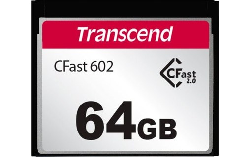 Carte CFast 2.0 Transcend CFX602 64 Go, MLC