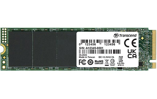 Transcend 115S 500 Go - SSD M.2 2280 NVMe PCIe 3.0 3D NAND