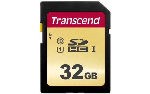 Carte SDHC Transcend SDC500S 32 Go, UHS-I