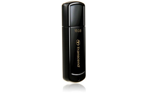 Clé USB Transcend JetFlash 350 16 Go - Noir - USB 2.0