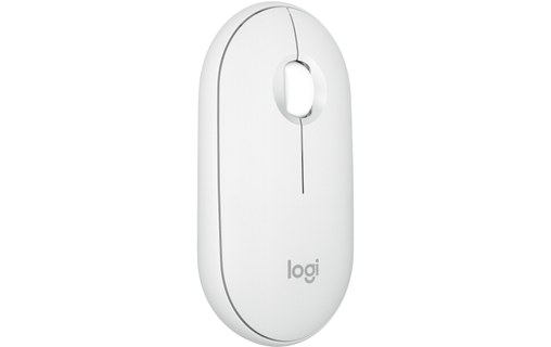 Souris sans fil Logitech Pebble 2 M350s - Blanche