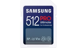 Carte SDXC Samsung PRO Ultimate 512 Go, UHS-I, V30