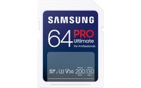 Carte SDXC Samsung PRO Ultimate 64 Go, UHS-I, V30