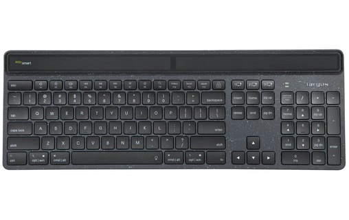Clavier sans fil Targus AKB868FR - EcoSmart à énergie durable - Noir