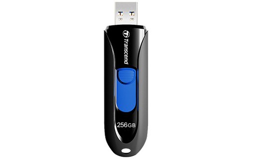 Clé USB Transcend JetFlash 790 256 Go - Noir - USB 3.2