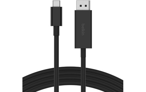 Belkin AVC014bt2MBK 2 m USB Type-C DisplayPort Noir