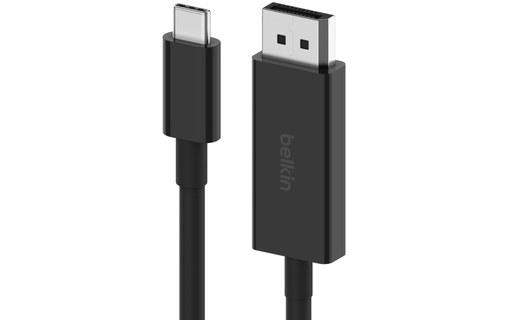 Belkin AVC014bt2MBK 2 m USB Type-C DisplayPort Noir