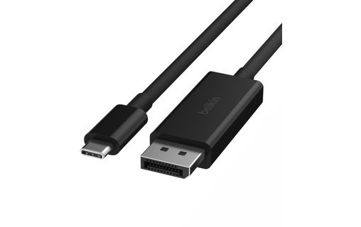 Belkin AVC014bt2MBK 2 m USB Type-C DisplayPort Noir