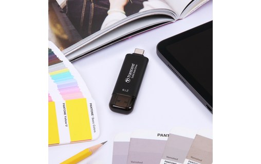 Transcend ESD310 512 Go - Noir - SSD externe USB-C & USB-A