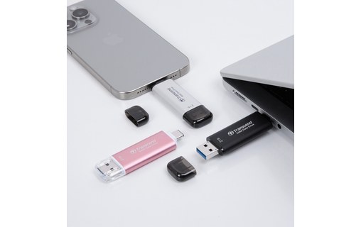 Transcend ESD310 1 To - Argent - SSD externe USB-C & USB-A