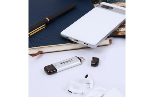 Transcend ESD310 1 To - Argent - SSD externe USB-C & USB-A