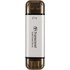 Transcend ESD310 2 To - Argent - SSD externe USB-C & USB-A