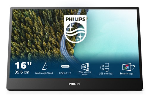 Écran 15,6" Philips Série 3000 16B1P3302D/00 - USB-C