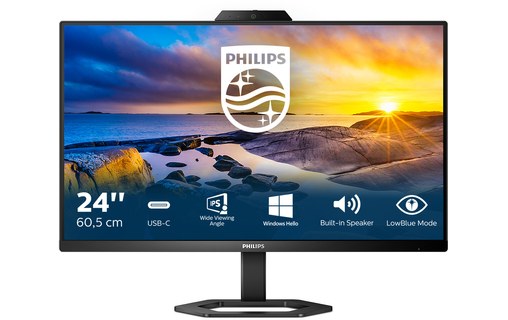 Écran 23,8" Philips Série 5000 24E1N5300HE/00 - HDMI/DisplayPort/USB-C