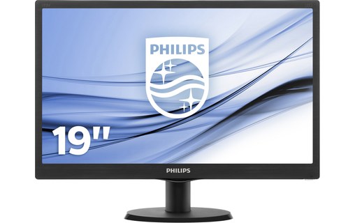 Écran 18,5" Philips V-Line 193V5LSB2/10 - DVI/VGA