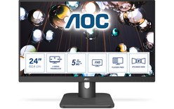 Écran 23,8" AOC E1 24E1Q - HDMI/DisplayPort/VGA