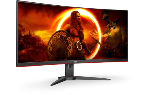 Écran Gaming Incurvé 34" AOC G2 CU34G2XE/BK - HDMI/DisplayPort