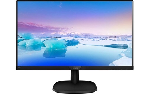 Écran 23,8" Philips V-Line 243V7QJABF/00 - HDMI/DisplayPort/VGA
