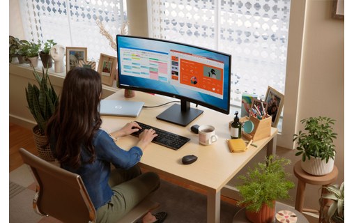 Écran Incurvé 34" HP P34hc G4 / 21Y56AA - HDMI/DisplayPort