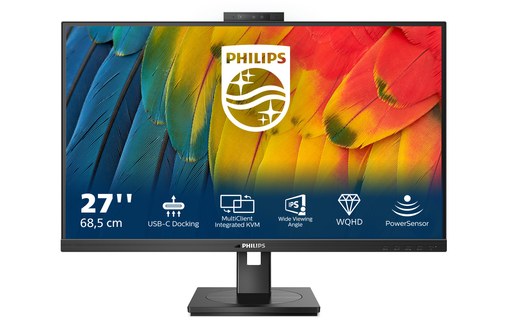 Écran 27" Philips Série 5000 27B1U5601H/00 - HDMI/DisplayPort/USB-C