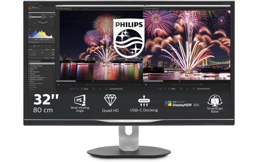 Écran 31,5" Philips P-Line 328P6AUBREB/00 - USB-C
