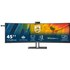 Écran Incurvé 44,5" Philips Série 6000 45B1U6900CH/00 - HDMI/DisplayPort/USB-C