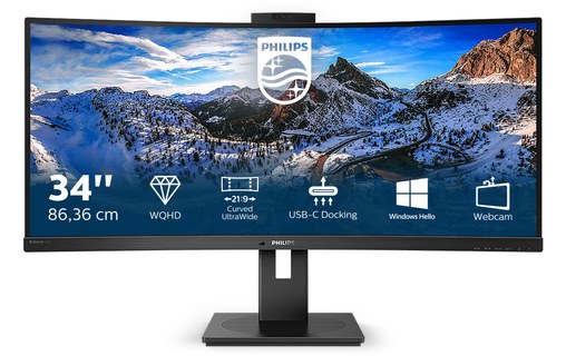 Écran Incurvé 34" Philips P-Line 346P1CRH/00 - USB-C