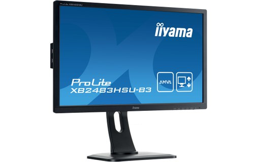 Écran 23,8" iiyama ProLite XB2483HSU-B3 - HDMI/DisplayPort/VGA