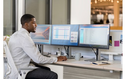 Écran 23,8" HP E24d G4 - HDMI/DisplayPort/USB-C