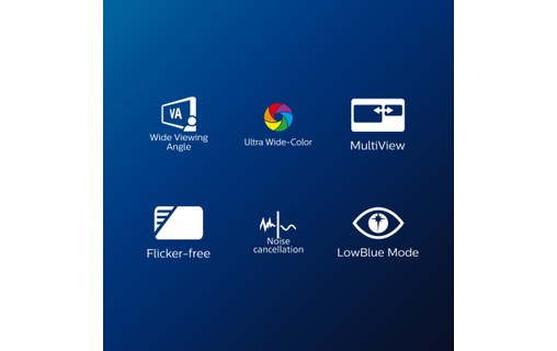 Écran Gaming Incurvé 34" Philips Série 5000 34E1C5600HE/00 - 4K HDMI/DisplayPort