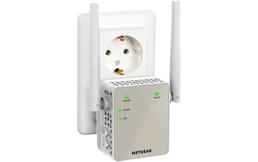 Répéteur WiFi NETGEAR EX6120-100PES - Bi-bande 1200 Mbit/s