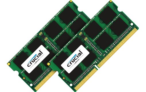Mémoire RAM Crucial 8 Go (2 x 4 Go) DDR3L SODIMM 1866 MHz PC3-14900