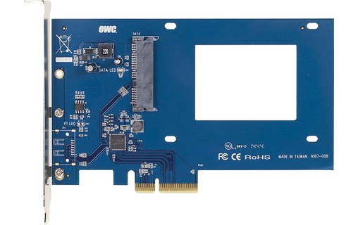 OWC Accelsior S - Carte d'extension PCIe 2.0 pour SSD SATA